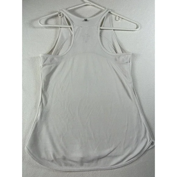 Nike Dri Fit Womens Activewear Tank Top Racerback Round Neck White Size Small - Picture 5 of 8